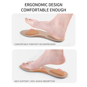 3D Bộ nhớ bọt chỉnh hình lót tùy chỉnh điều chỉnh dụng cụ chỉnh hình cho Giày cao gót giảm plantar thể thao thoải mái lót - Product Image 5