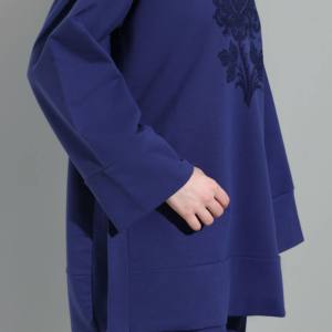 Vêtements de sport modestes pour femmes musulmanes, légers, respirants, à séchage rapide, en polyester/coton, couleur unie, tenue de sport - Product Image 2