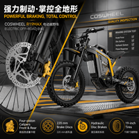 Coswheel R19MAX Enduro Ebike 90KMH 11340W Peak Alloy Frame 19 Inch Tire Four Piston Hydraulic Disc Brake Fastace Shock LED