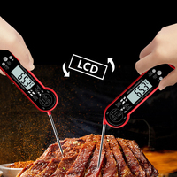 Thermomètre à viande à lecture instantanée pour le gril et la cuisson Meilleur thermomètre ultra rapide étanche Sonde alimentaire numérique pour grillades et barbecue