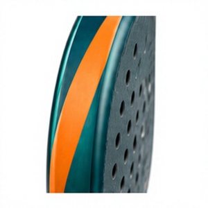 Raquette de tennis et de padel en gros, fabrication OEM, personnalisable, surface en fibre de carbone 3K/12K/18K, noyau en mousse EVA, forme goutte d'eau, raquette de plage - Product Image 4