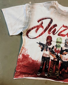 Vintage Graphic T Shirt Men Streetwear Oversized High Quality Cotton <b>Tee</b> Hip Hop Distressed Print <b>White</b> T-shirt - Product Image 3