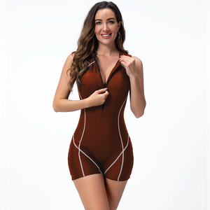 <span class=keywords><strong>Bikini</strong></span> de una pieza con logotipo personalizado, traje de baño corto de buceo, traje de neopreno, ropa de playa, traje de baño de mujer, trajes de baño de lujo para mujer - Product Image 2