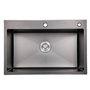 Haute qualité fait à la main 800*450mm évier à bol unique en acier inoxydable 304/201 forme carrée <span class=keywords><strong>prix</strong></span> usine direct pas d'intermédiaire - Product Image 5