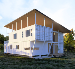 Casa Mobile Prefabbricata di Lusso da 20 Piedi Pronta per <span class=keywords><strong>la</strong></span> Spedizione, 2 Camere da Letto, Bagno, Cucina, Piccola Casa a Due Piani - Product Image 4