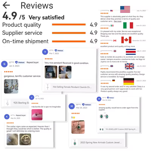 Elegante Juego de Anillos Ovalados de Zafiro Azul y Circonita con Anillos de Plata de Ley 925, Anillo de Media Eternidad para Mujer, para Boda - Product Image 4