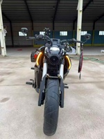 Nouveau système de suspension arrière réglable à l'air pour moto Benda LFC700 Pro Liao700 avec système intelligent B-Connect et surveillance de la pression des pneus
