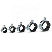 1/4''Galvanized Rubber Clamp Rust Proof Corrosion Resistant Fastener Imperial Inch General Industry