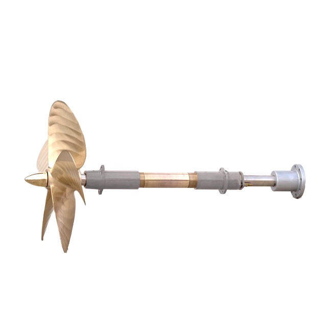 Изготовленный на заказ профессиональный вращающийся промежуточный пропеллер Cnc длинный Морской Пропеллер