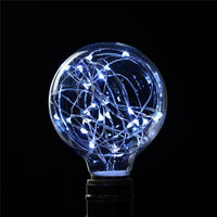 E27 220V Vintage Design Fée LED Ampoule G95 RGB Guirlande Lumineuse Filament LED Lampe Pour Noël Vacances Mariage Décoration Éclairage