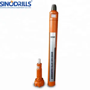 Sinodrills GSE-DHD340 High Pressure Mining DHD 340 DTH Hammer And Bit DTH Drilling Rig Tools Supplier Multi Function