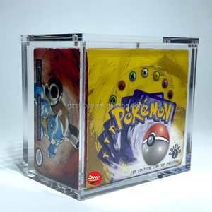 SHP tùy chỉnh <span class=keywords><strong>Acrylic</strong></span> 1999 2000 Pokemon rừng tăng cường hộp bỉ phiên bản tiếng Anh thẻ bảo vệ tấm hiển thị trường hợp phong cách hiện đại - Product Image 1