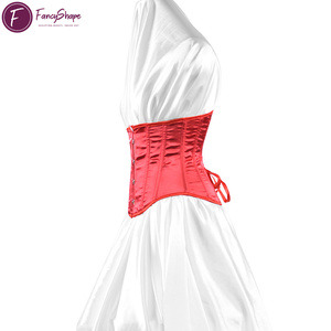 Corset gothique sexy en os de poisson pour femmes sous le buste 24cm de hauteur torse court respirant à lacets serre-taille et <span class=keywords><strong>gaine</strong></span> ceinture - Product Image 3