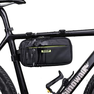 Sac de vélo gratuit avec poignée avant pour le cyclisme en plein air, sac de guidon de vélo imperméable personnalisé pour l'entraînement - Product Image 1