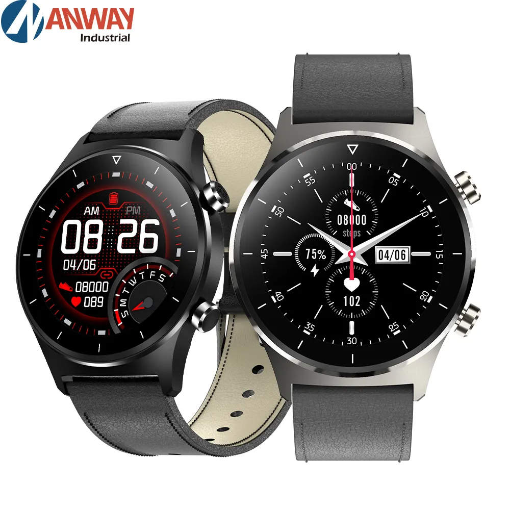 New Arrival Men Smart Watch E13 Full Touch Screen Blood Oxygen Monitor Fitness Business Style Sports Smart Watch