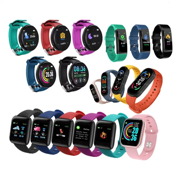 Jam Tangan Pintar Pelacak Denyut Jantung, Jam Tangan Pintar Pengukur Kalori Kalori Olahraga GPS Tahan Air untuk Android IOS Fitness Monitor Detak Jantung