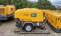 Compresseur d'air à vis diesel portable Atlas Copco XAS98 / XAS98G 7 bar 5,3 m³/min 33 kW Travaux en extérieur