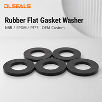 Junta Plana de Goma Personalizada, Arandela de Sellado NBR EPDM PTFE para Tuberías, Bridas, Válvulas, Aceite, Agua, Químicos, Industriales, OEM, No Estándar