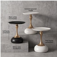 Table basse moderne de luxe avec design de taille unique pour la maison, mobilier de salon contemporain français pour petits espaces