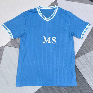 25/26ナポリサッカージャージサッカージャージーマラドーナビンテージフットボールシャツKVARATSKAELIA DE BRUYNE Maillot De Foot - Product Image 2