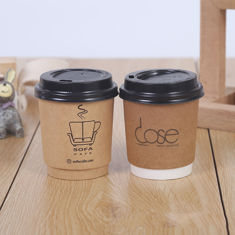 High Quality Disposable Paper Coffee Cups Printed Paper Cup Packaging PLA CUP