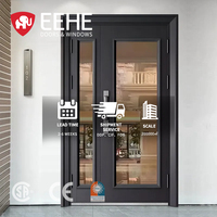 Inserts en verre pour porte d'entrée EEHE, antivol, imperméable, coupe-vent, durable, en aluminium, portes d'entrée extérieures