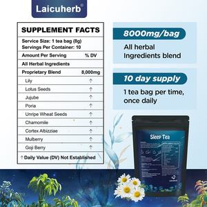 Thé minceur biologique à base de plantes Laicuherb, végétalien et non-OGM, sans gluten, en sachets, pour le soulagement du stress et la relaxation - Product Image 5