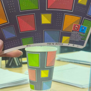 Offre Spéciale – Gobelets en Papier Jetables Personnalisés à Paroi Simple et Design Ondulé, Prise en Charge de l'Expédition FCL pour Boissons au Café - Product Image 6