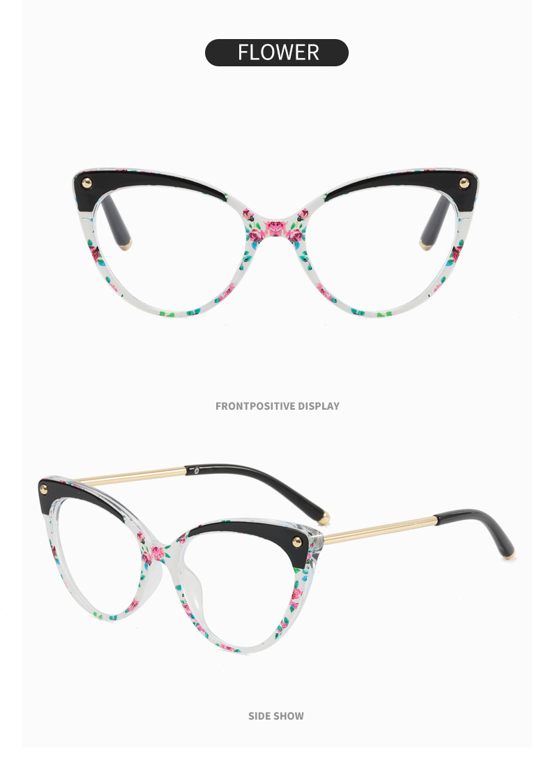 佳奈 ページ 2023 ZANLA Blue Blocking Computer Reading Glasses - Retro Frame