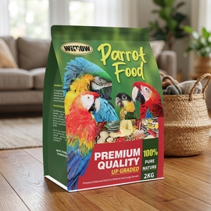 Cibo Biologico per Pappagalli di Grandi Dimensioni, Frutta Liofilizzata con Probiotici per Pappagalli Cenerini Africani, Ara, Cacatua, Mix Proteico per Uccelli - Product Image 5