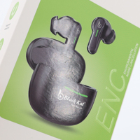 Boîte en papier recyclable avec fenêtre transparente et pelliculage mat, personnalisable avec logo, pour emballage de câbles de charge et de jouets de dentition pour bébés