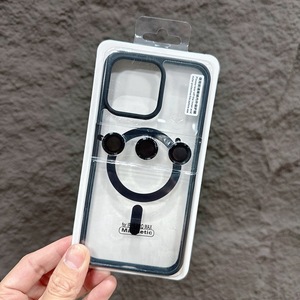 <span class=keywords><strong>Funda</strong></span> Magnética de Lujo para Teléfono <span class=keywords><strong>Apple</strong></span> <span class=keywords><strong>iPhone</strong></span> 16 11 15 13 Plus 12 Pro Max con Protector de Lente, Cubierta Trasera Transparente, <span class=keywords><strong>Funda</strong></span> Suave - Product Image 5