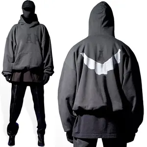 Französisch Terry Baumwolle/Fleece Großhandel Custom Overs ized Thick Baggy Hoodie Unisex Herren Hoodies & Sweatshirts