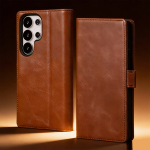 Funda Personalizada para Teléfono Móvil S25 Ultra, Diseño Ejecutivo en Cuero Corium de Grano Completo, Resistente a Impactos - Product Image 1