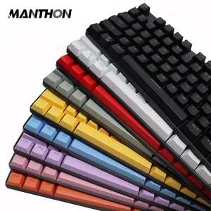 104 Keys Colorful Double Shot ABS Light Through Key Caps Keycaps for Mechanical Keyboard Keycap