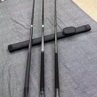 Queue de billard en bois d'érable, pointe fine et pointe large, technologie Black, conception en deux parties, accessoire de billard américain pour le jeu de neuf boules, sac inclus