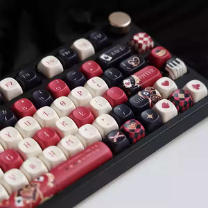 Retro Alice Keycap 138 Keys Theme Keycaps <strong>Cool</strong> Custom PBT Cherry Keycap Sublimation for MX Switches Mechanical <strong>Keyboard</strong> <strong>Cap</strong> - Product Image 2