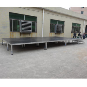 Escenario portátil de aluminio con patas para eventos, pasarela, escenario móvil - Product Image 6