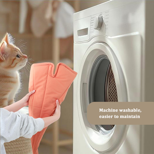 Tapete Creativo con Diseño de Hojas, Tapete Universal Extra Grande para Mascotas, Diseño de Color Sólido, Lavable a Máquina, para Uso en Interiores/Exteriores - Product Image 3