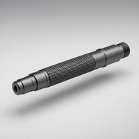 Axe fileté moleté diamanté usiné sur mesure par CNC, broche métallique de précision à sections pour pièces de machines OEM