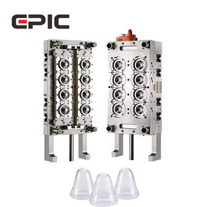 Moules <span class=keywords><strong>professionnels</strong></span> personnalisés à 8 cavités pour préformes de bouteilles et pots en plastique à col large, à canaux chauds et froids - Product Image 3