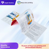 Impresión de Folletos Corporativos, Manuales de Instrucciones y Álbumes de Tapa Dura Impresos Offset de Tres Pliegues Personalizados OEM