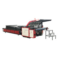 Machine à plastifier à flûte en carton ondulé semi-automatique 1300 1450 1600 plastifieuse manuelle de montage de colle pour boîte en carton