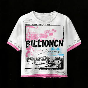 T-shirts oversize en coton 100% pour homme, imprimés sur mesure, manches courtes, col rond, tricot, streetwear, style délavé - Product Image 2