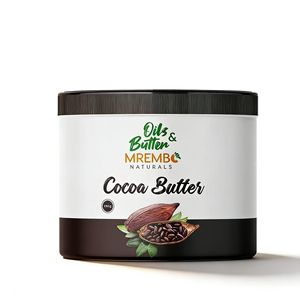 Mrembo Naturals - Manteca de Cacao de Tanzania Orgánica Segura e Hidratante, Prensada en Frío, Nutritiva, con Fragancia Fresca, para Todo Tipo de Piel - Product Image 2