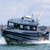 Allsealionboat-bateau en aluminium. 7.5m petits bateaux de pêche vente bon marché et bateau de pêche en aluminium mer