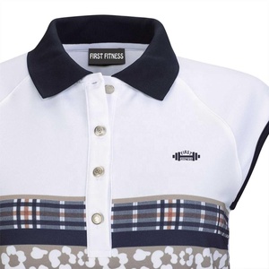 Automne Golf pour Polo Design personnalisé imprimé brodé respirant coton Polyester uni blanc noir Golf t-shirt - Product Image 3