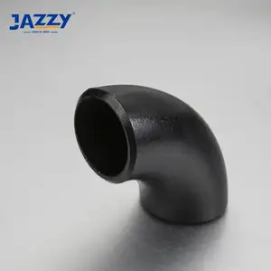 JAZZY ASME B16.9, кованая углеродистая сталь, 90 градусов, угловой стыковой сварной фитинг