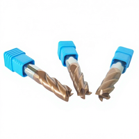 Fraise à queue en carbure de tungstène HRC55, 4 mm, 6 mm, 10 mm, 4 dents, pour CNC