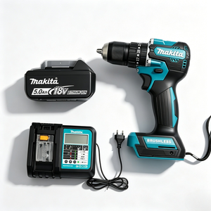 ชุดเครื่องมือไฟฟ้าไร้สาย <span class=keywords><strong>Makita</strong></span> 18V ราคาโรงงาน ชุดไขควง สว่านกระแทก ประแจกระแทก แบตเตอรี่และที่ชาร์จ ชุดเครื่องมือซ่อมรถยนต์ - Product Image 3